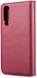 Huawei P30 Leren 2-in-1 Bookcase en Back Cover Hoesje Rood afbeelding 10