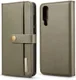 Huawei P30 Leren 2-in-1 Bookcase en Back Cover Hoesje Groen afbeelding 12
