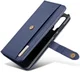 Huawei P30 Leren 2-in-1 Bookcase en Back Cover Hoesje Blauw afbeelding 15