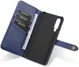 Huawei P30 Leren 2-in-1 Bookcase en Back Cover Hoesje Blauw afbeelding 2