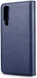 Huawei P30 Leren 2-in-1 Bookcase en Back Cover Hoesje Blauw afbeelding 7