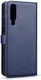 Huawei P30 Leren 2-in-1 Bookcase en Back Cover Hoesje Blauw afbeelding 10