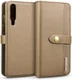 Huawei P30 Leren 2-in-1 Bookcase en Back Cover Hoesje Bruin afbeelding 1