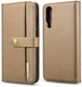Huawei P30 Leren 2-in-1 Bookcase en Back Cover Hoesje Bruin afbeelding 12