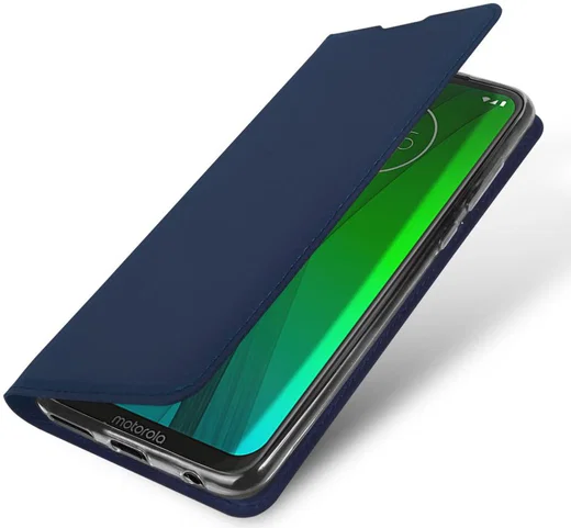 Dux Ducis Premium Book Case Motorola Moto G7 / G7 Plus Hoesje Blauw afbeelding 1