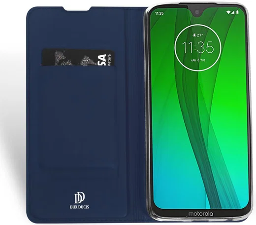 Dux Ducis Premium Book Case Motorola Moto G7 / G7 Plus Hoesje Blauw afbeelding 4
