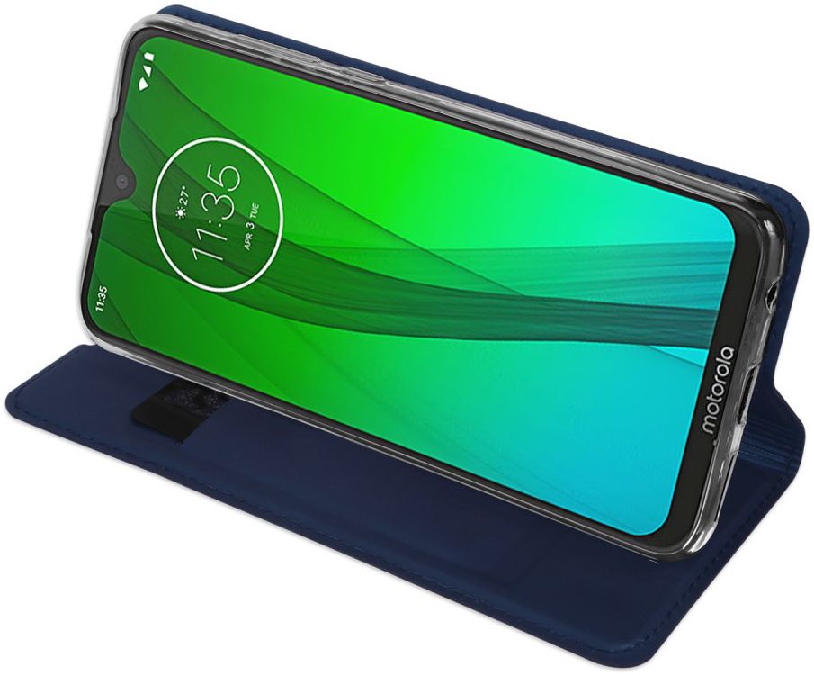 Dux Ducis Premium Book Case Motorola Moto G7 / G7 Plus Hoesje Blauw afbeelding 5