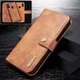 Huawei P Smart (2019) Leren 2-in-1 Bookcase en Back Cover Hoesje Bruin afbeelding 1