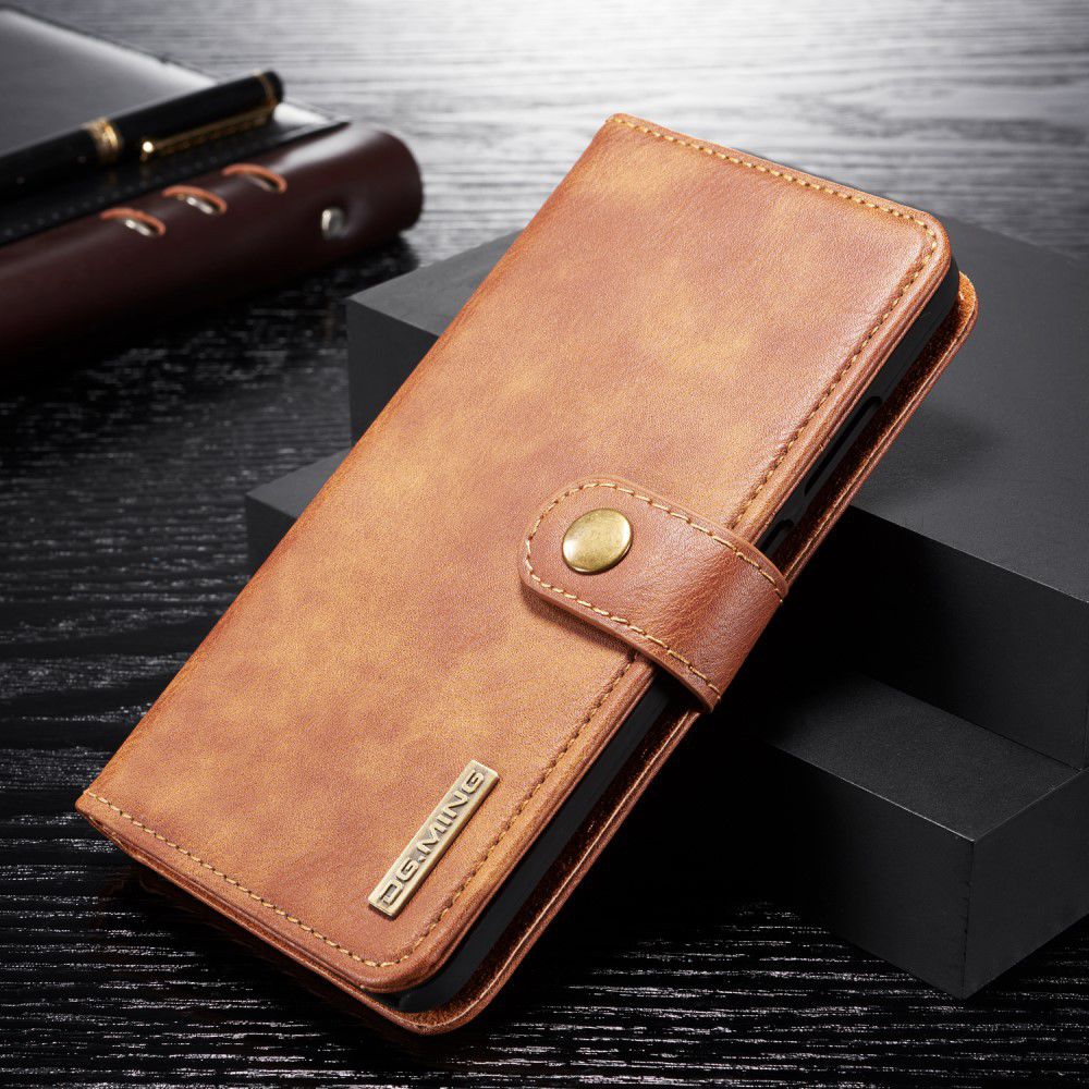 Huawei P Smart (2019) Leren 2-in-1 Bookcase en Back Cover Hoesje Bruin afbeelding 8