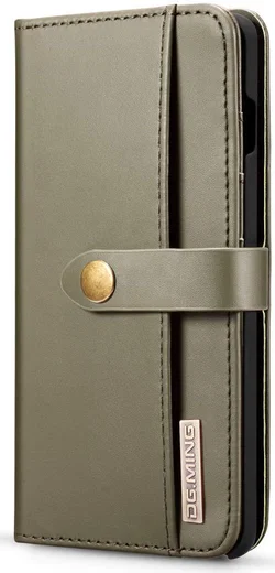 Samsung Galaxy S10 Plus 2-in-1 Bookcase en Back Cover Hoesje Groen afbeelding 13