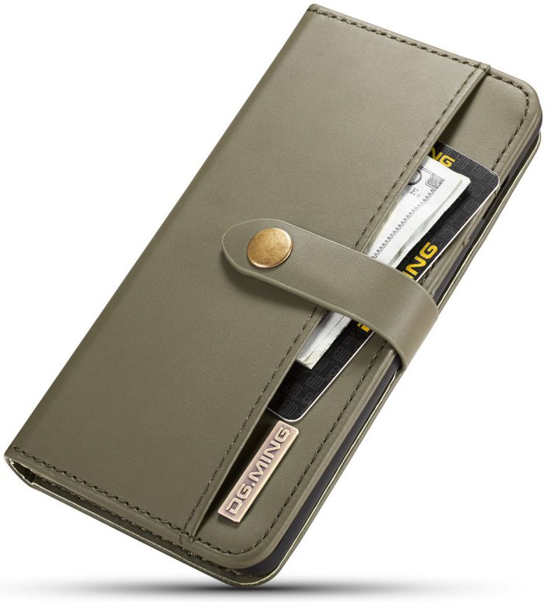Samsung Galaxy S10 Plus 2-in-1 Bookcase en Back Cover Hoesje Groen afbeelding 10