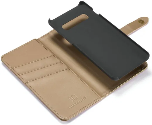 Samsung Galaxy S10 Plus 2-in-1 Bookcase en Back Cover Hoesje Bruin afbeelding 2