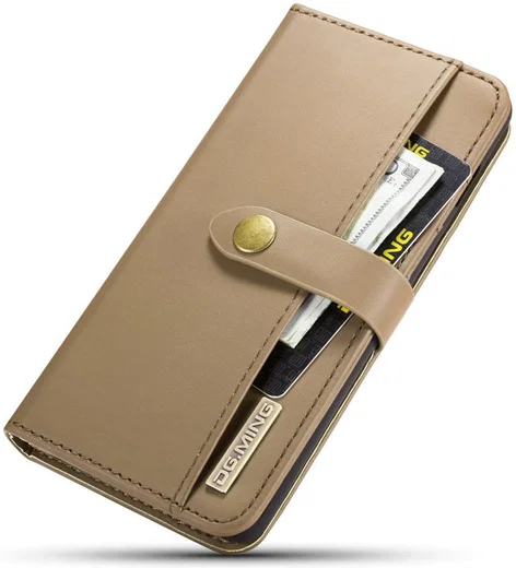 Samsung Galaxy S10 Plus 2-in-1 Bookcase en Back Cover Hoesje Bruin afbeelding 10