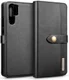 Huawei P30 Pro Leren 2-in-1 Bookcase en Back Cover Hoesje Zwart afbeelding 1