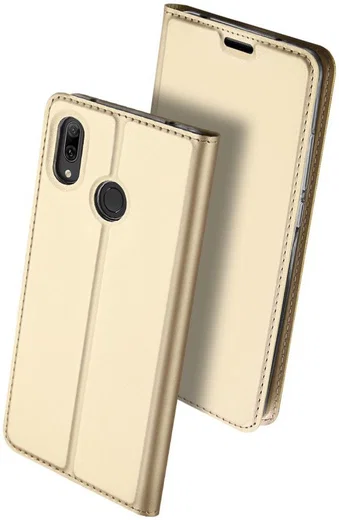 Dux Ducis Premium Book Case Huawei Y7 (2019) Hoesje Goud afbeelding 4