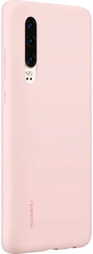 Originele Huawei P30 Silicon Car Hoesje Roze afbeelding 3