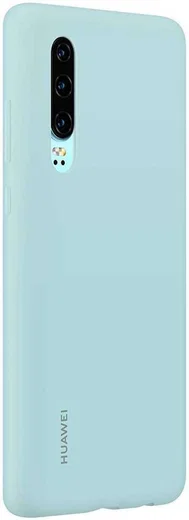 Originele Huawei P30 Silicon Car Hoesje Blauw afbeelding 3
