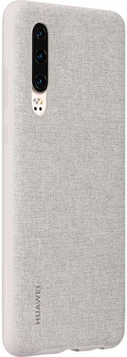 Originele Huawei P30 PU Lederen Back Cover Grijs afbeelding 3