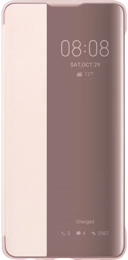 Originele Huawei P30 Smart View Flip Hoesje Roze afbeelding 1