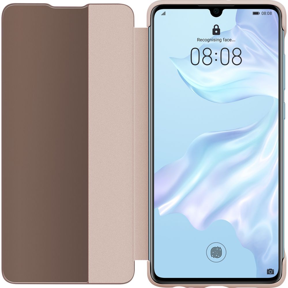 Originele Huawei P30 Smart View Flip Hoesje Roze afbeelding 3