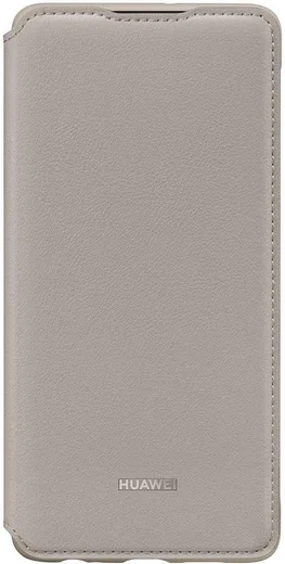 Originele Huawei P30 Wallet Flip Hoesje Khaki afbeelding 2