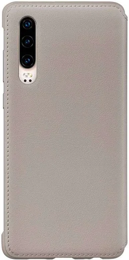 Originele Huawei P30 Wallet Flip Hoesje Khaki afbeelding 3