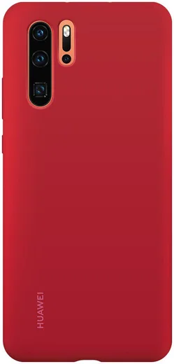 Originele Huawei P30 Pro Silicon Hoesje Rood afbeelding 1