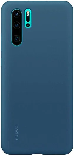 Originele Huawei P30 Pro Silicon Hoesje Donker Blauw afbeelding 1