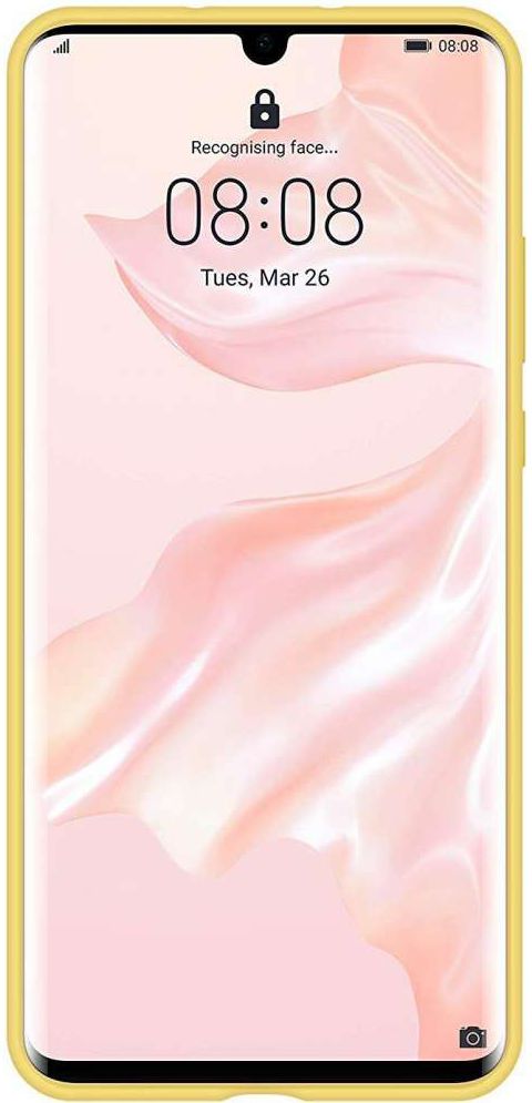 Originele Huawei P30 Pro Silicon Hoesje Geel afbeelding 2