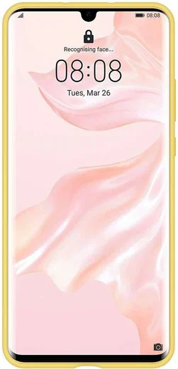 Originele Huawei P30 Pro Silicon Hoesje Geel afbeelding 2