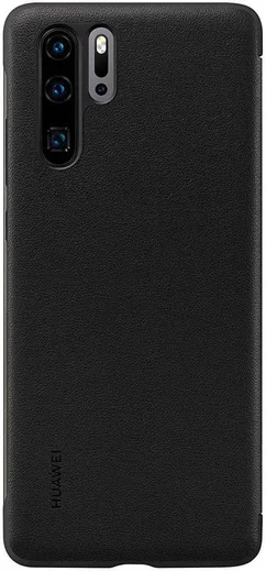 Originele Huawei P30 Pro Smart View Flip Hoesje Zwart afbeelding 4
