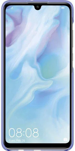 Originele Huawei P30 Lite PC Hoesje Striped Blauw afbeelding 2