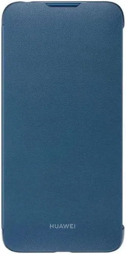 Originele Huawei Y7 (2019) Wallet Flip Hoesje Blauw afbeelding 3