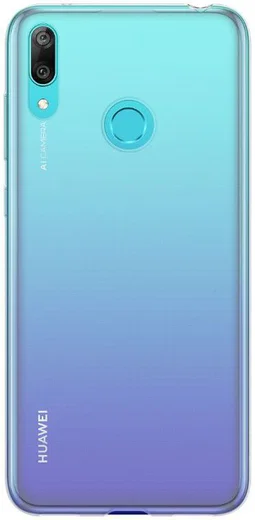 Originele Huawei Y7 (2019) TPU Hoesje Transparant afbeelding 1