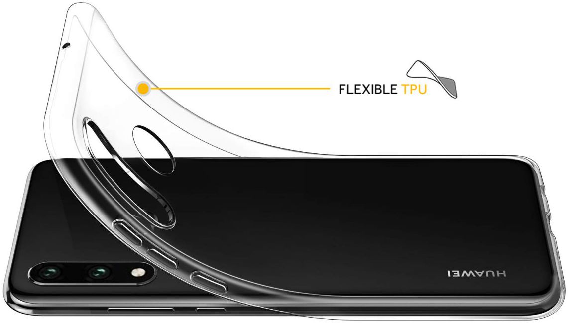 Huawei P30 Lite Hoesje Dun TPU Transparant afbeelding 3