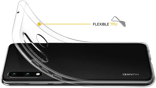 Huawei P30 Lite Hoesje Dun TPU Transparant afbeelding 3