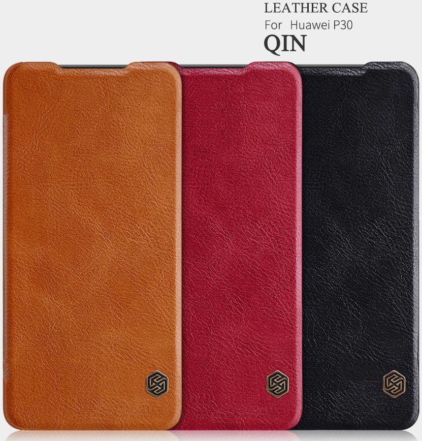 NILLKIN Qin Series Flip Hoesje Huawei P30 Bruin afbeelding 11