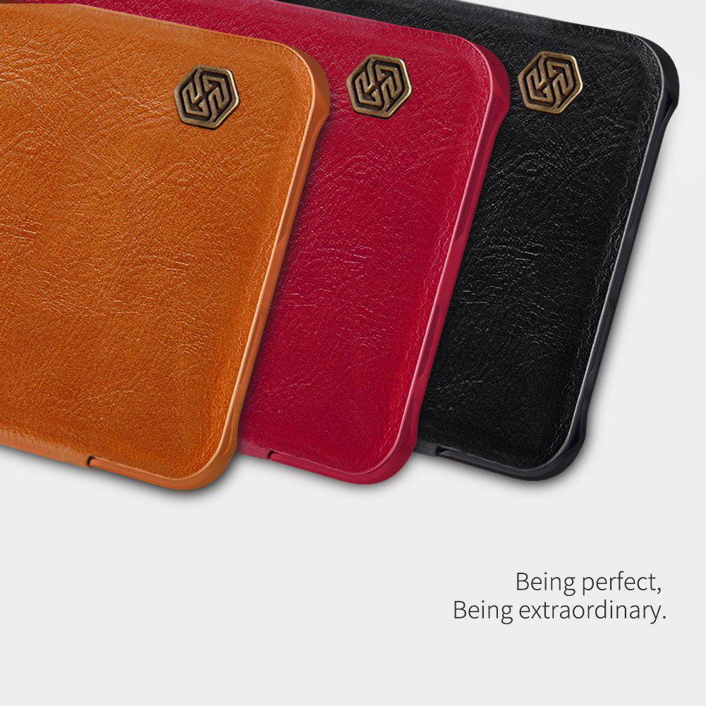 NILLKIN Qin Series Flip Hoesje Huawei P30 Bruin afbeelding 12