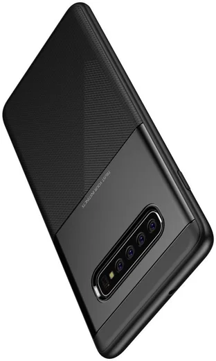 Samsung Galaxy S10 Plus TPU+PC Hoesje Zwart afbeelding 4