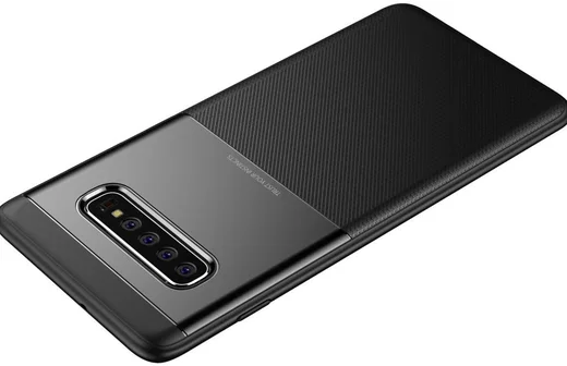 Samsung Galaxy S10 Plus TPU+PC Hoesje Zwart afbeelding 5