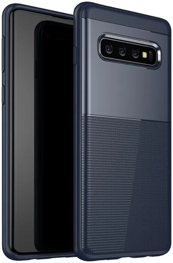 Samsung Galaxy S10 TPU+PC Hoesje Blauw afbeelding 1
