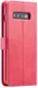 Samsung Galaxy S10 Retro Book Case Portemonnee Hoesje Rood afbeelding 1