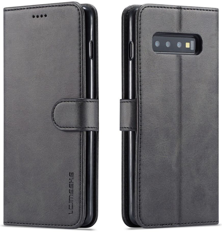 Samsung Galaxy S10 Plus Stand Portemonnee Bookcase Hoesje Zwart afbeelding 2