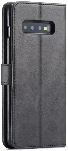 Samsung Galaxy S10 Plus Stand Portemonnee Bookcase Hoesje Zwart afbeelding 1