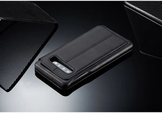 Samsung Galaxy S10 Plus Book Case Portemonnee Hoesje Zwart afbeelding 12