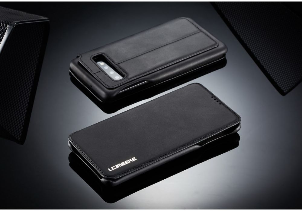 Samsung Galaxy S10 Plus Book Case Portemonnee Hoesje Zwart afbeelding 14