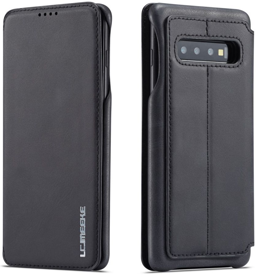 Samsung Galaxy S10 Plus Book Case Portemonnee Hoesje Zwart afbeelding 4