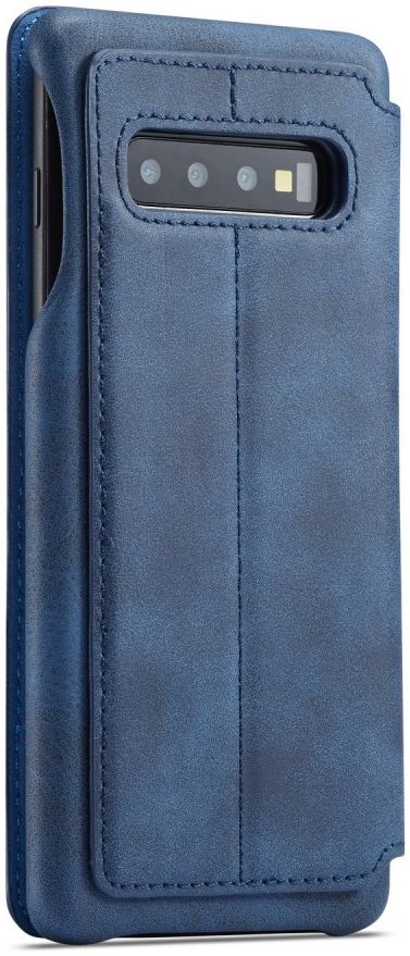 Samsung Galaxy S10 Plus Book Case Portemonnee Hoesje Blauw afbeelding 4
