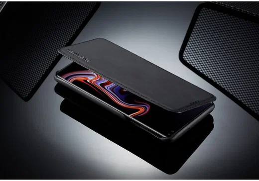 Samsung Galaxy S10 Retro Portemonnee Flip Bookcase Hoesje Zwart afbeelding 12