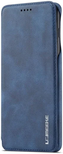 Samsung Galaxy S10 Retro Portemonnee Flip Bookcase Hoesje Blauw afbeelding 3